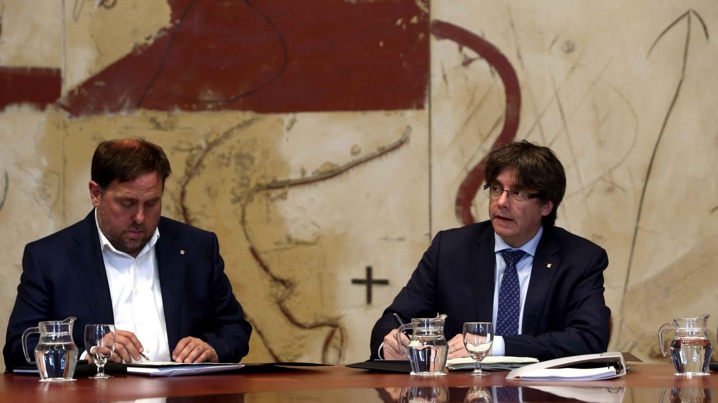 Puigdemont Junqueras pregunta referendum