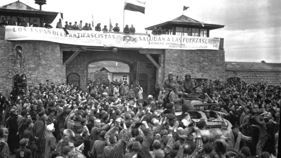 El campo de Mauthausen, el día de su liberación.