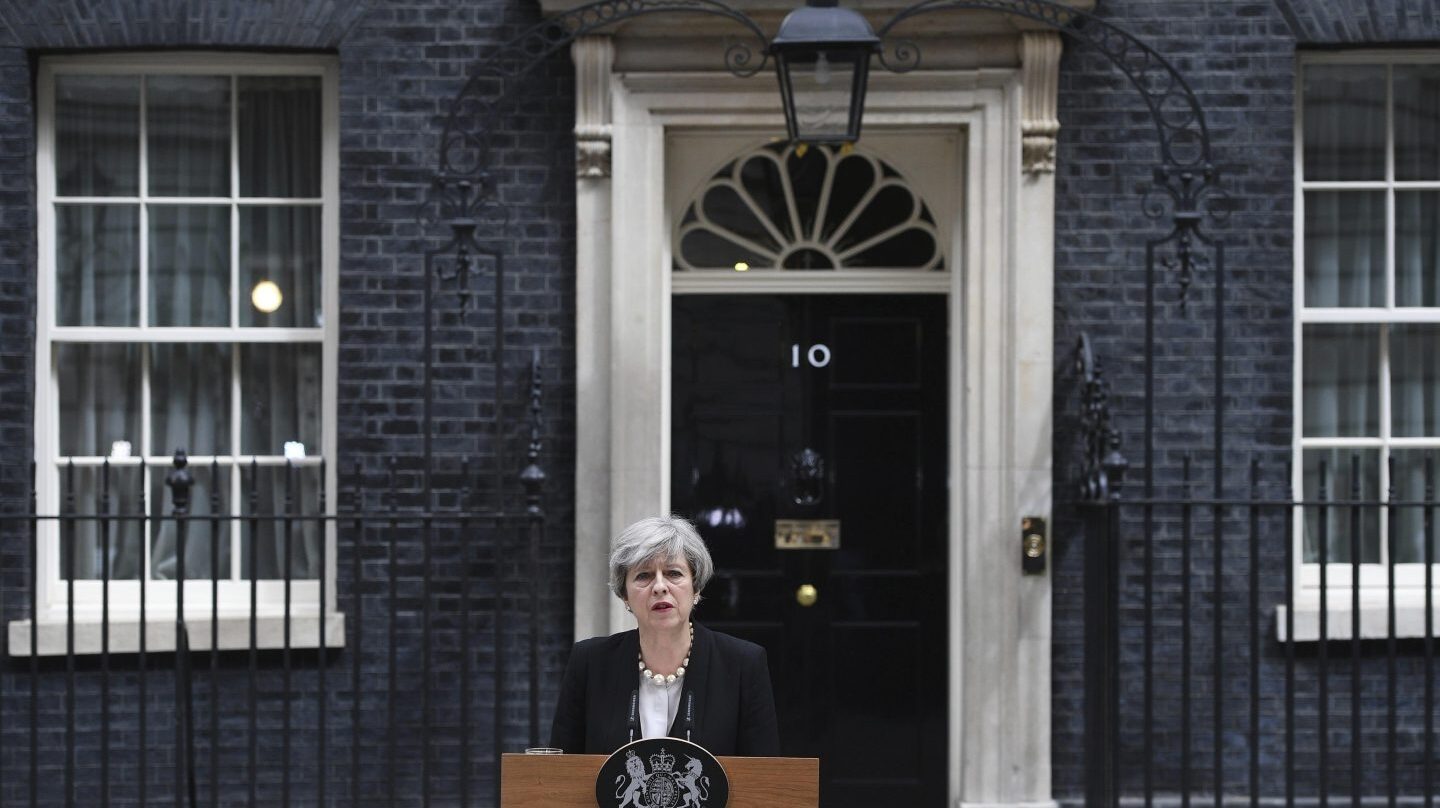 La primera ministra británica, Theresa May.