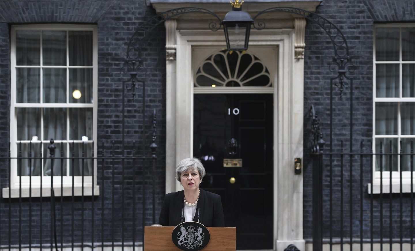 La primera ministra británica, Theresa May.