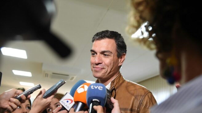 Pedro Sánchez, en un acto en Madrid. Pedro Sánchez, en un acto en Madrid.