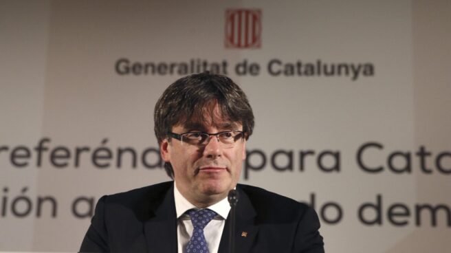 Puigdemont, en Cibeles.