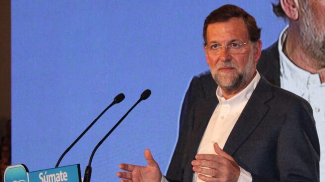 Mariano Rajoy, en un mitin en 2011.