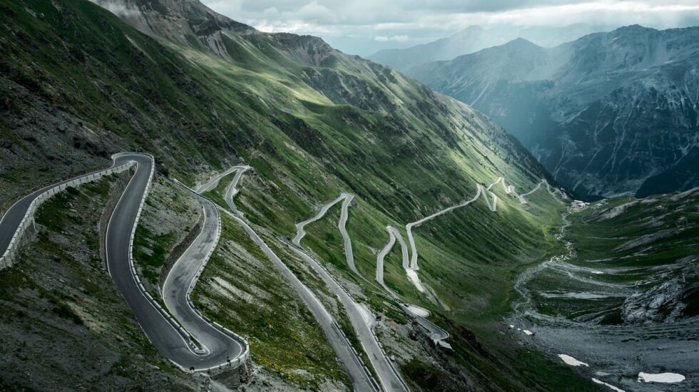 Ascensión al Paso Stelvio, Cima Coppi del Giro de Italia 2017.