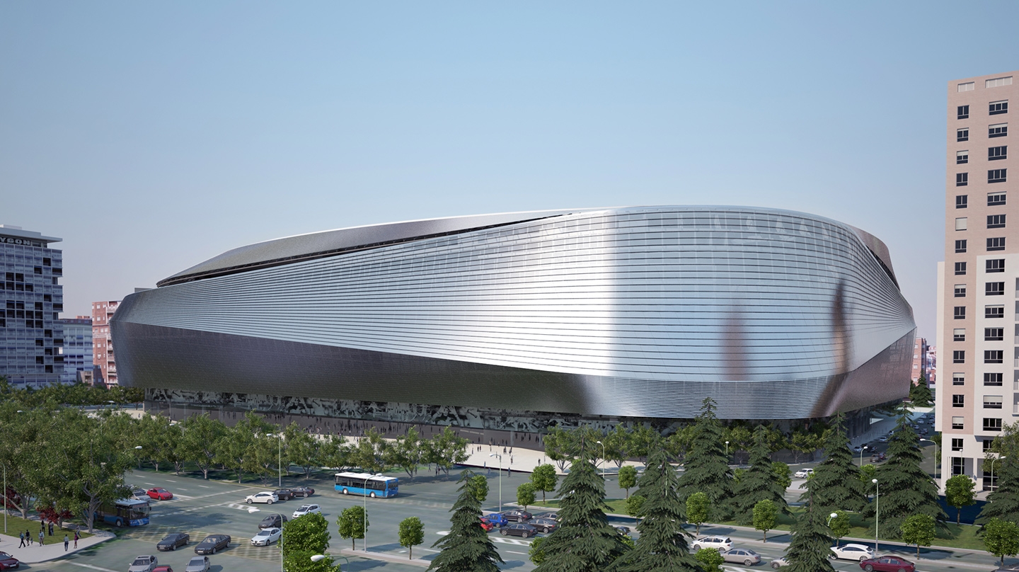Recreación del nuevo Santiago Bernabéu