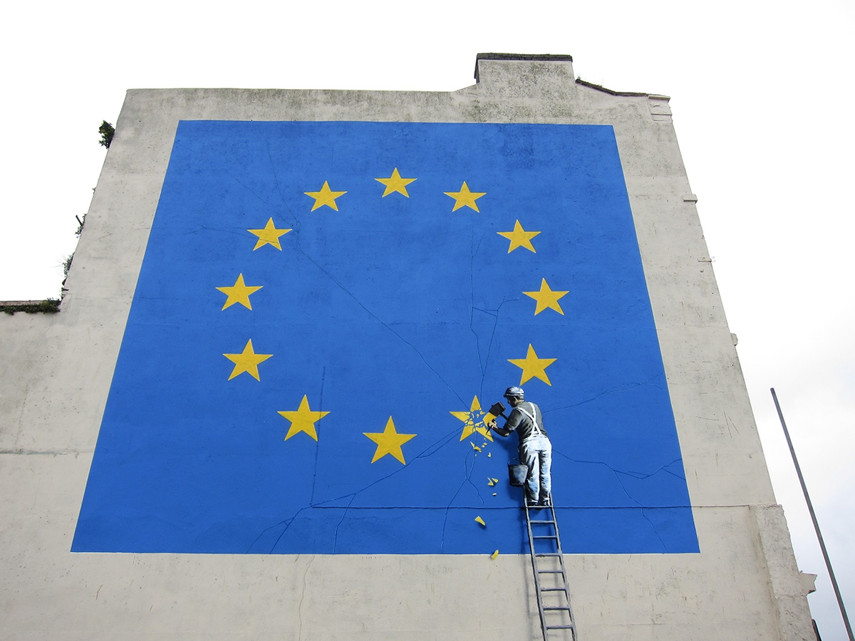 El mural sobre el Brexit de Bansky.