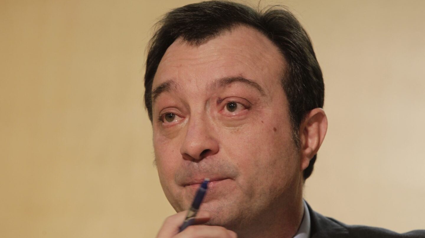 Manuel Cobo, en una comparecencia durante su etapa como vicealcalde de Madrid.
