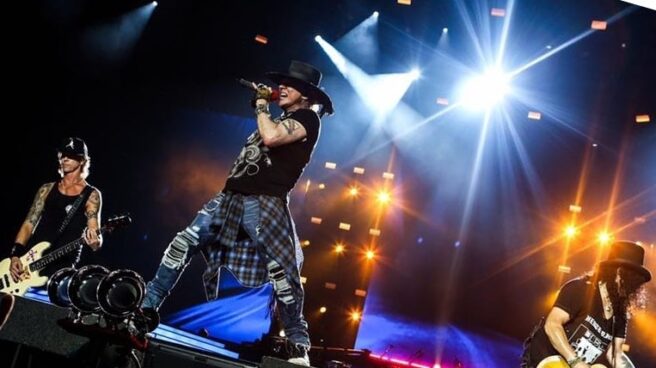 Pistolas, rosas y guerra de banderas, 'ongi etorri' Guns N´Roses