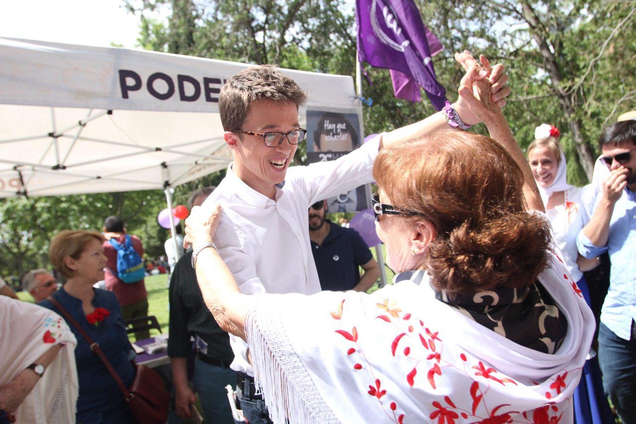 El secretario de Análisis Estratégico, Iñigo Errejón, el pasado lunes en las fiestas de San Isidro.