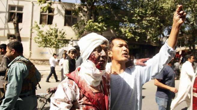 kabul2 Imagen del atentado terrorista en Kabul.