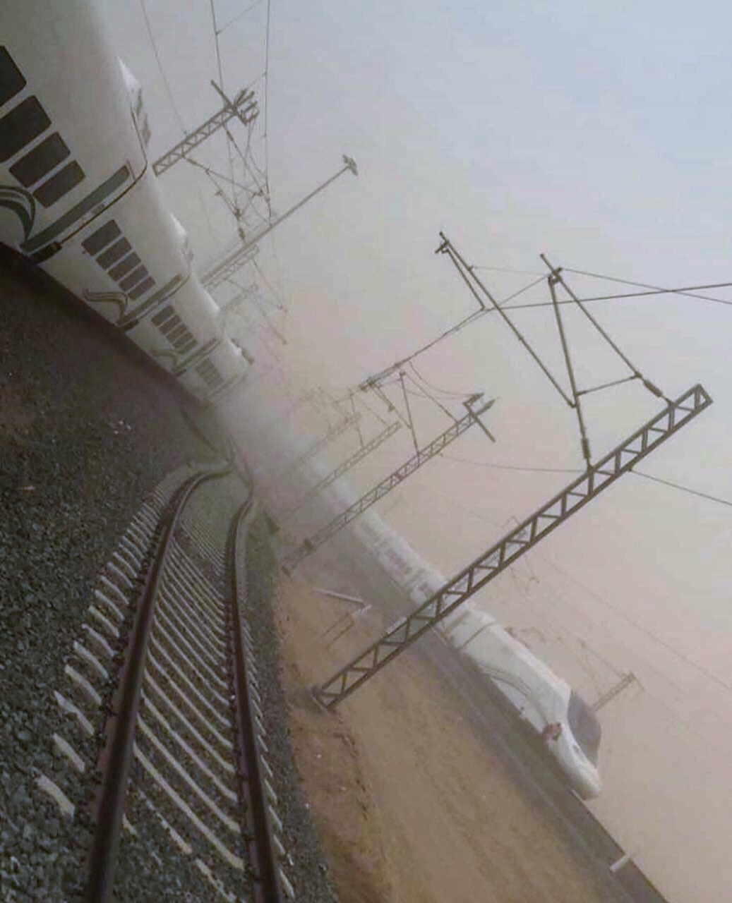 Tormenta de arena en el AVE a La Meca.