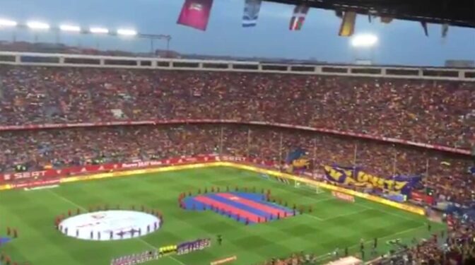 El juez ratifica que exhibir esteladas en la final de Copa es "libertad de expresión"