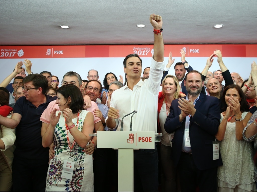 El recién elegido secretario general del PSOE, Pedro Sánchez.