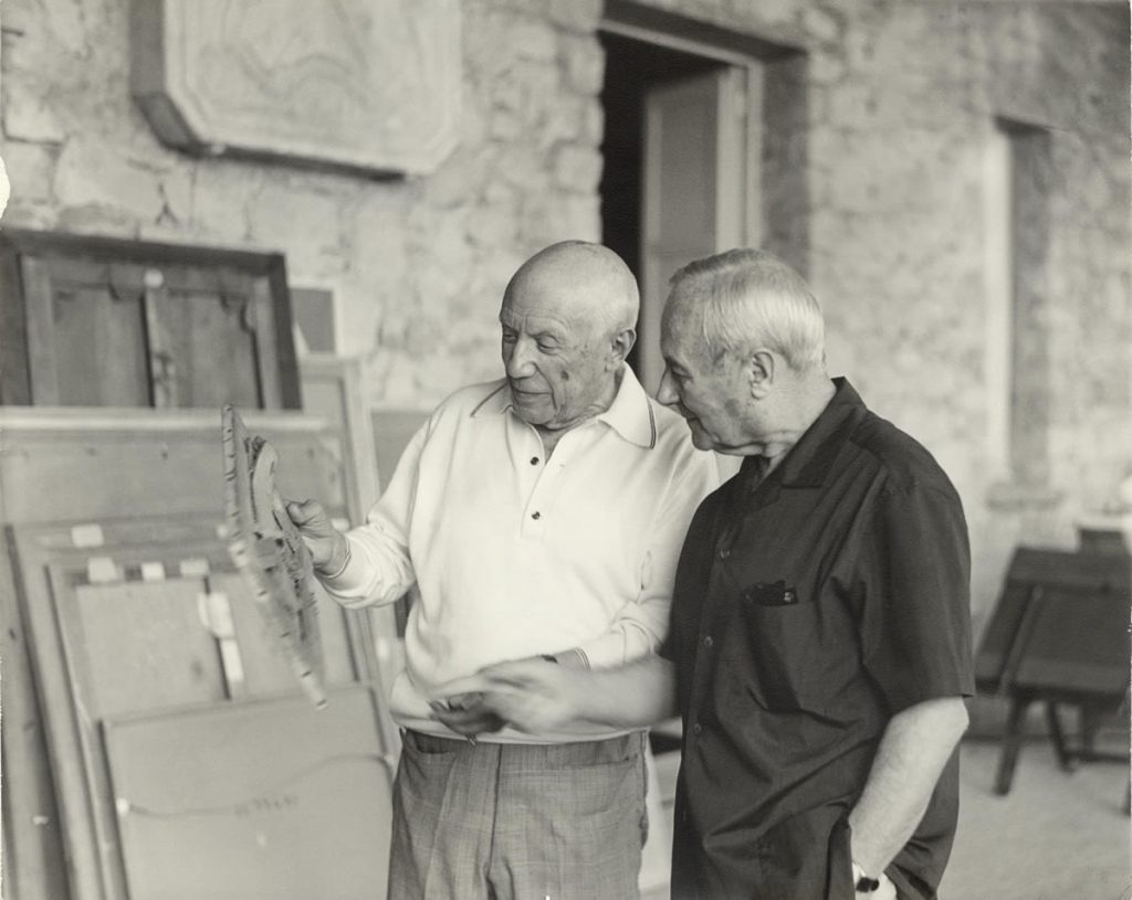 Fotografía de la exposición sobre la amistad entre Miró y Picasso.