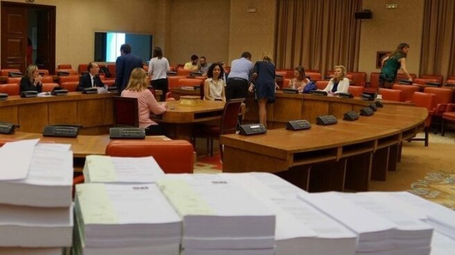 presupuestos-pp-ciudadanos Deliberaciones de los portavoces de PP y Ciudadanos en la Comisión de Presupuestos del Congreso de los Diputados.