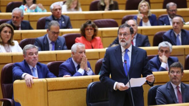 Mariano Rajoy. Mariano Rajoy en el Senado.