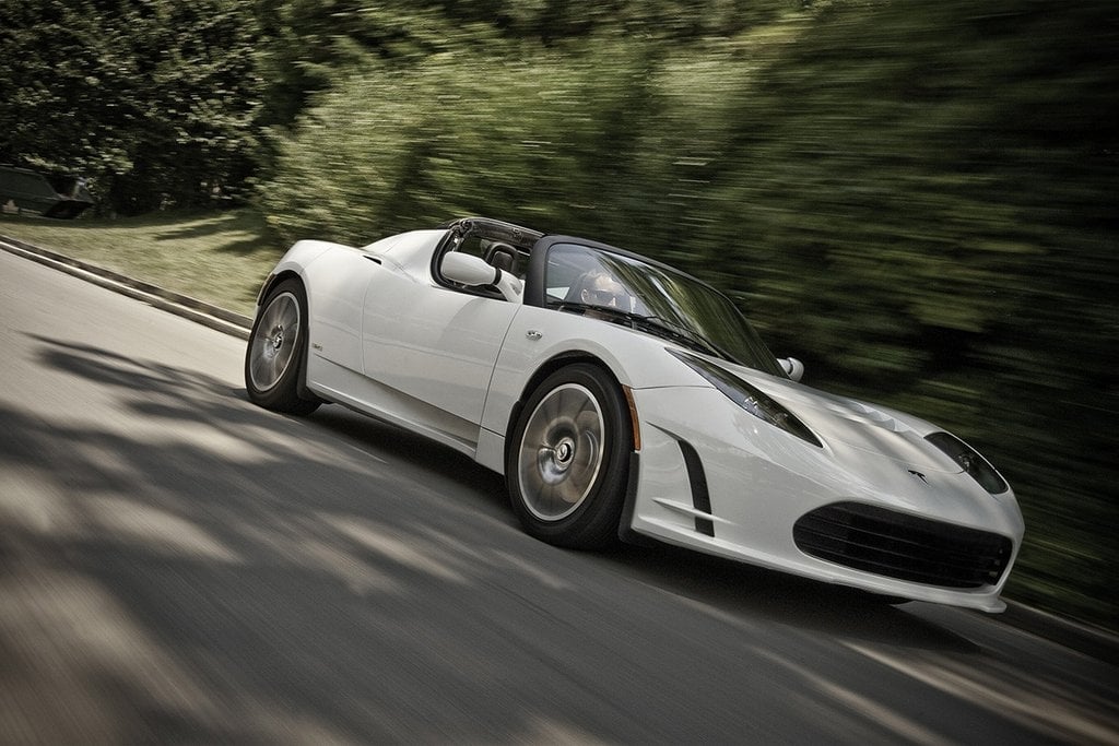 Tesla Roadster, el primer modelo que lanzó la empresa estadounidense.