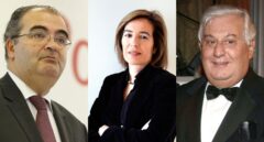 De izquierda a derecha. Ángel Ron, Reyes Calderón y Antonio Del Valle.
