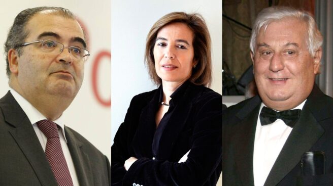ron-calderon-delvalle De izquierda a derecha. Ángel Ron, Reyes Calderón y Antonio Del Valle.