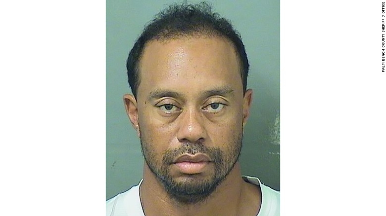 Tiger Woods, detenido en Florida.