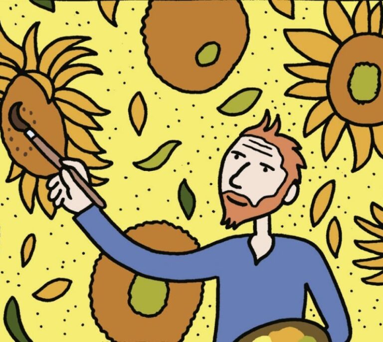 La agonía de Van Gogh hecha cómic