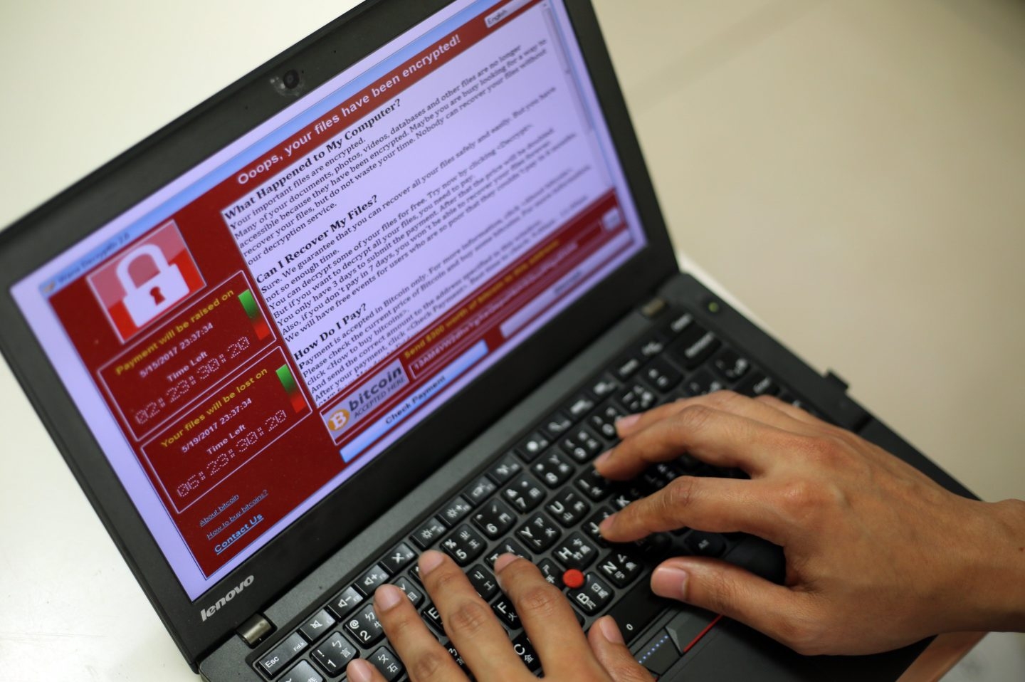 El virus 'wannacry' afectó a ordenadores de 150 países.