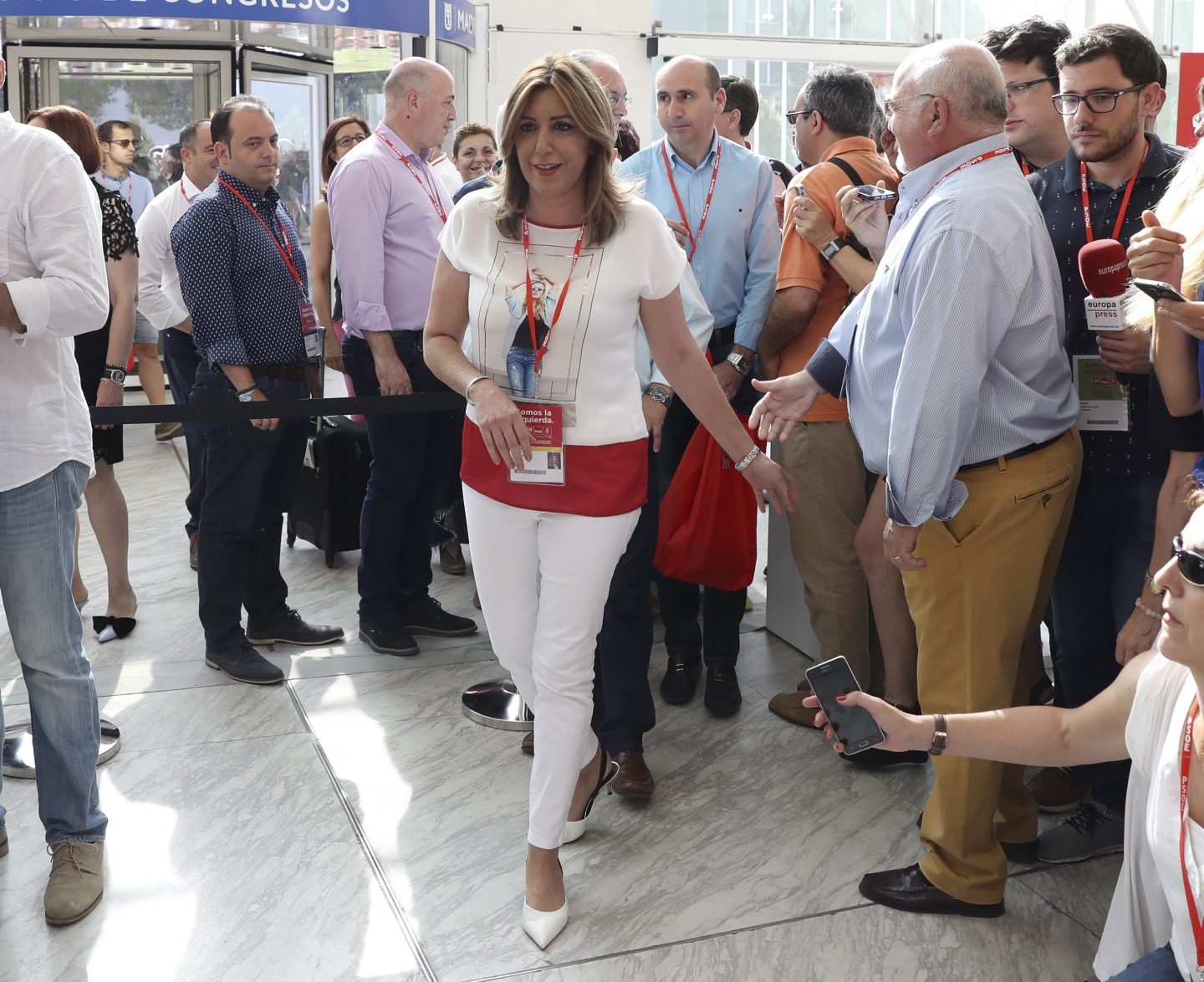 Susana Díaz: "El pulmón del PSOE de España es el PSOE de Andalucía"