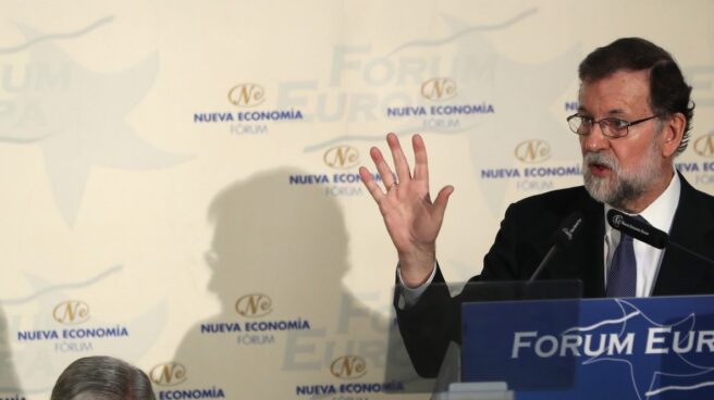 636334625670270460 Mariano Rajoy, durante un desayuno informativo.