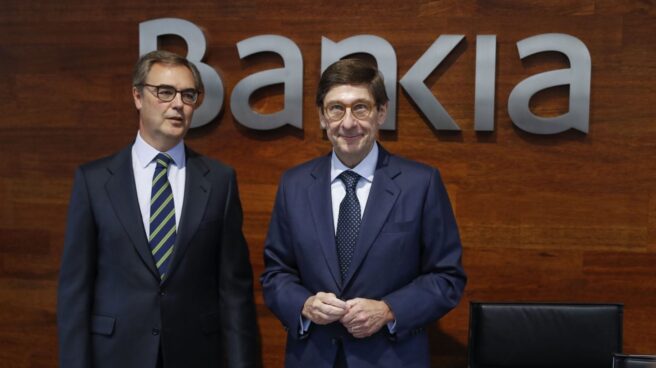 Bankia_BMN_Goirigolzarri El consejero delegado de Bankia, José Sevilla, y el presidente del banco, José Ignacio Goirigolzarri.