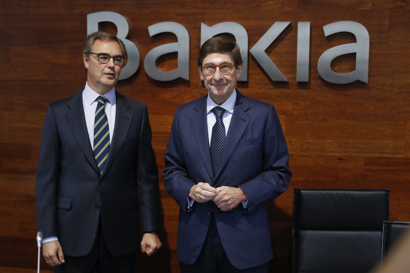 El consejero delegado de Bankia, José Sevilla, y el presidente del banco, José Ignacio Goirigolzarri.