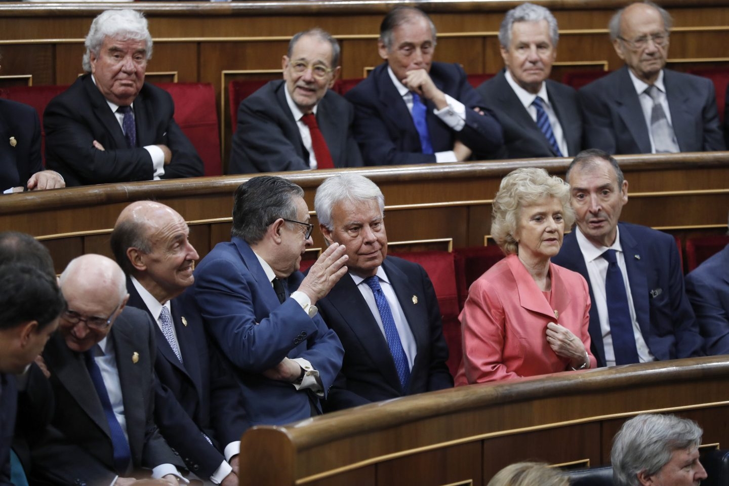 40 aniversario de las elecciones: Roca, Herrero de Miñón y Felipe González.