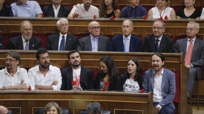 40 aniversario de las elecciones: Pablo Iglesias e Irene Montero. 40 aniversario de las elecciones: Pablo Iglesias e Irene Montero.