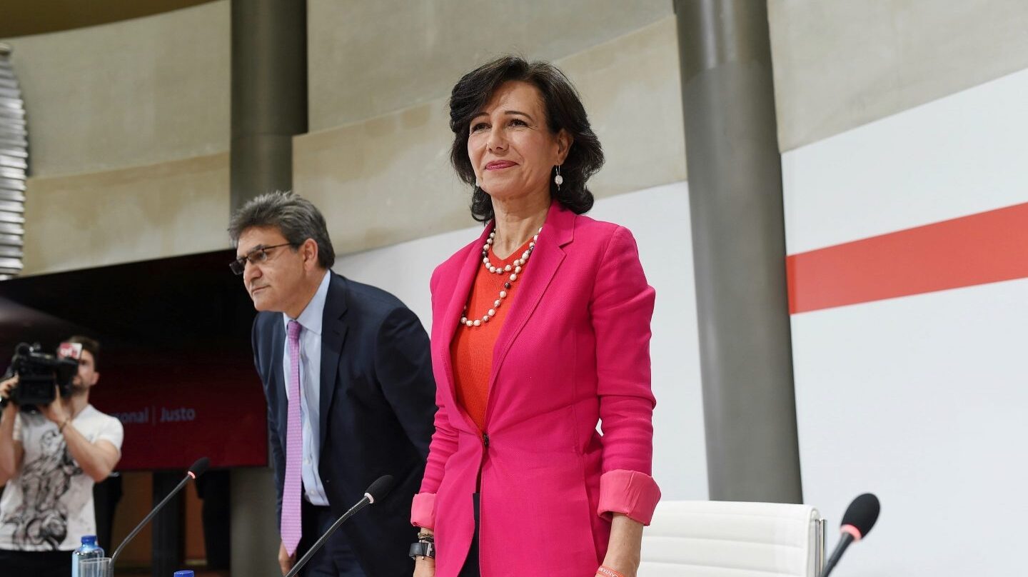 Ana Patricia Botín, en su intervención sobre Popular.