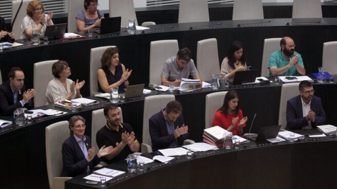 Pleno del Ayuntamiento de Madrid en el que se ha reprobado a Sánchez Mato y Mayer.