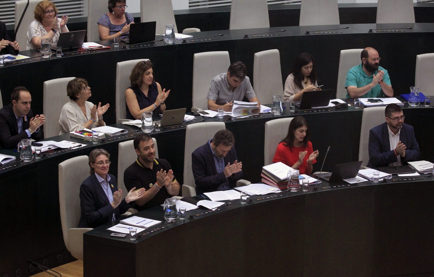 Pleno del Ayuntamiento de Madrid en el que se ha reprobado a Sánchez Mato y Mayer.