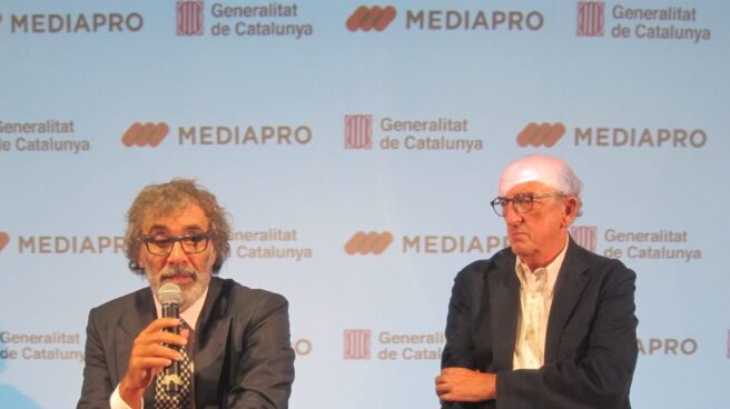 Tatxo Benet y Jaume Roures, en una presentación el pasado mayo. Tatxo Benet y Jaume Roures, en una presentación el pasado mayo.
