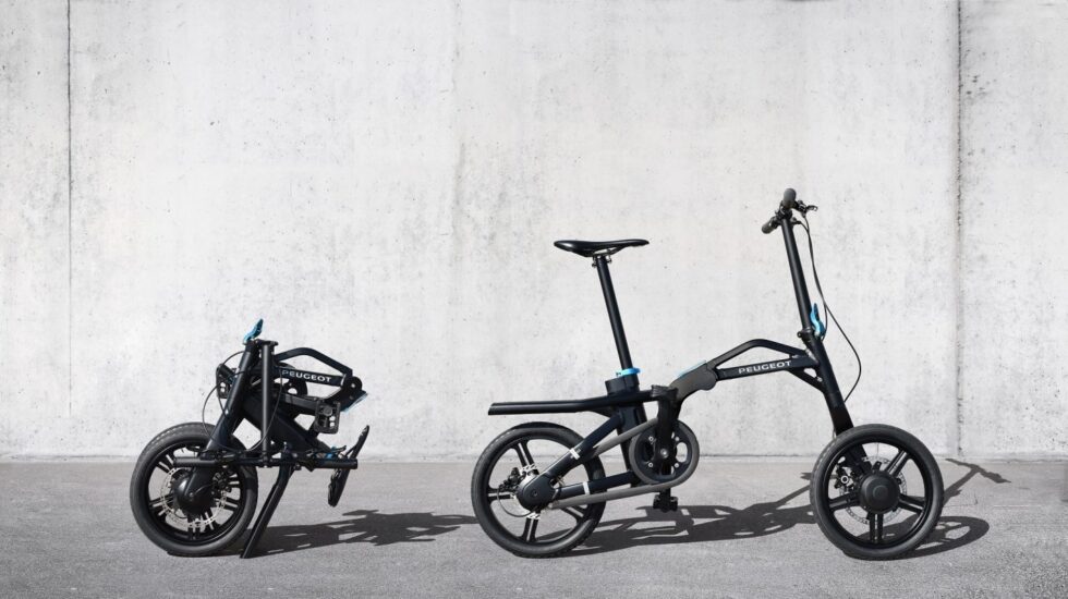 La nueva bicicleta híbrida plegable de Peugeot.
