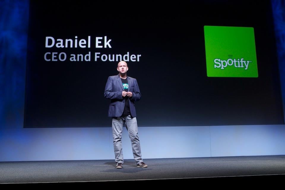 El CEO de Spotify, Daniel Ek.