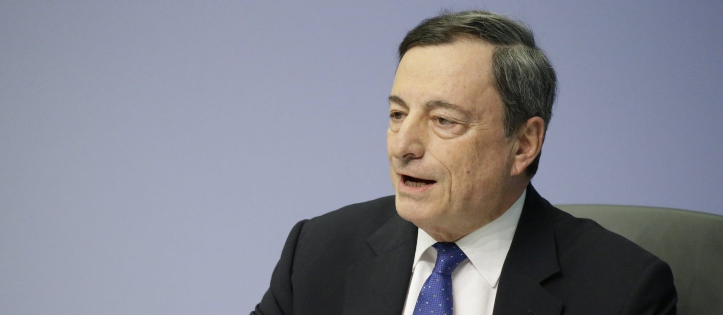 Mario Draghi, presidente del BCE.