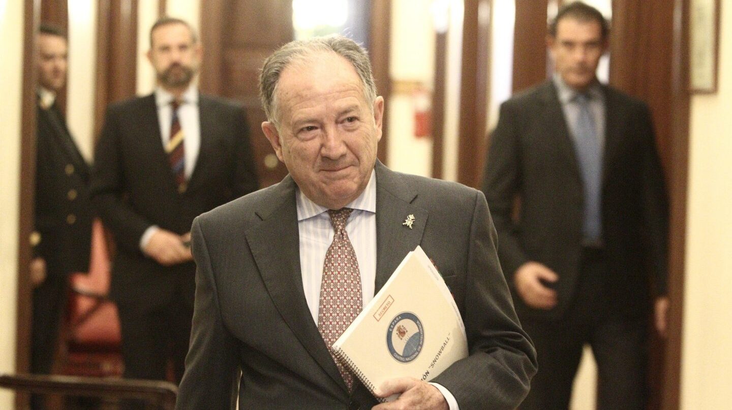 Félix Sanz Roldán, en el Congreso de los Diputados.