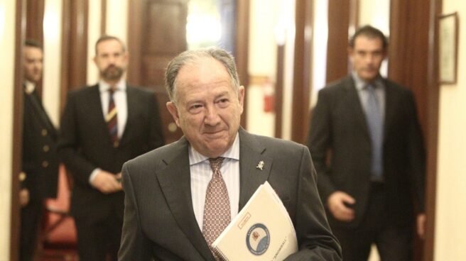 Félix Sanz Roldán, en el Congreso de los Diputados.