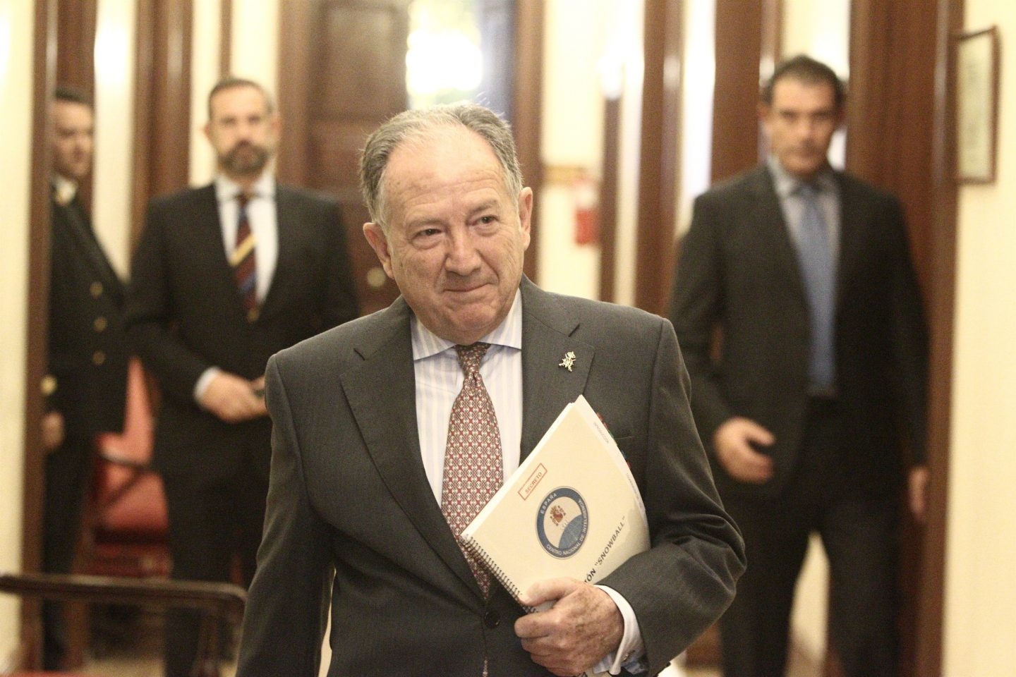 Félix Sanz Roldán, en el Congreso de los Diputados.