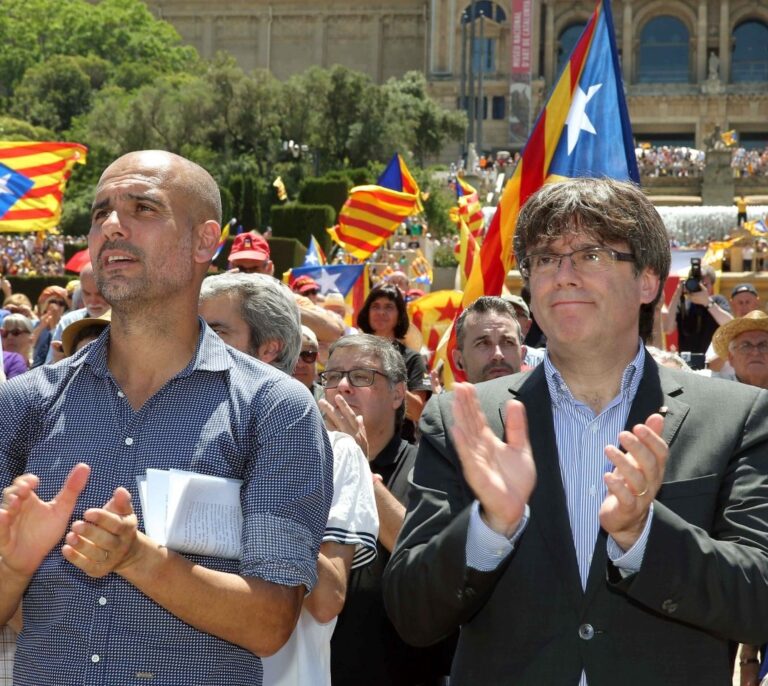 Guardiola lamenta que en España cualquiera puede ir a la cárcel "por dar una opinión"