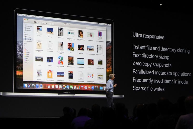 La presentación del nuevo macOS High Sierra.