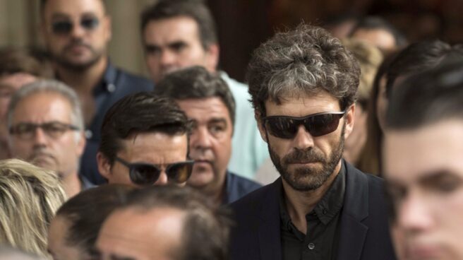 José Tomás, en el funeral de Iván Fandiño.