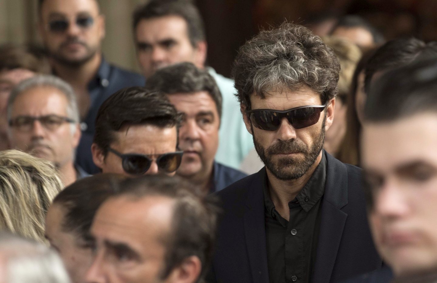 José Tomás, en el funeral de Iván Fandiño.