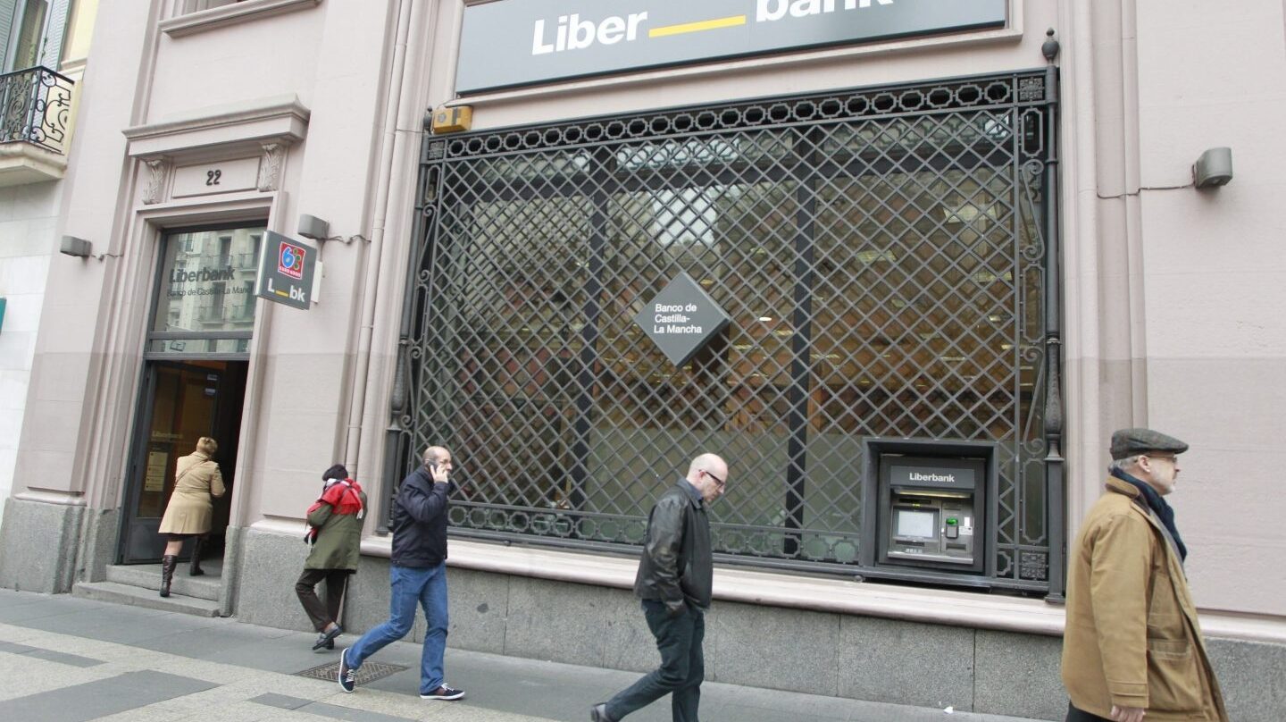 Sucursal del banco Liberbank.