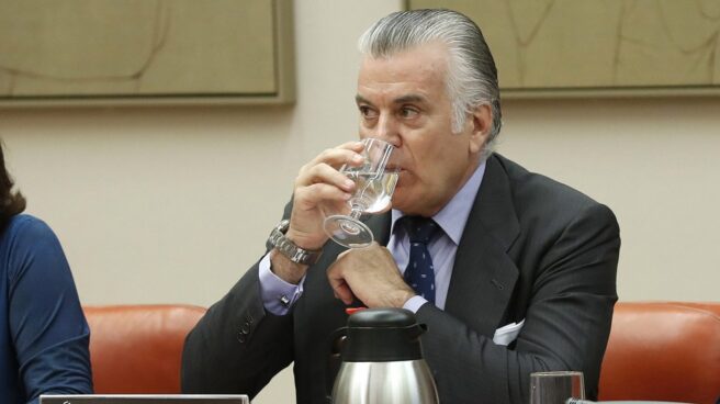 Luis Bárcenas, en la Comisión del Congreso.