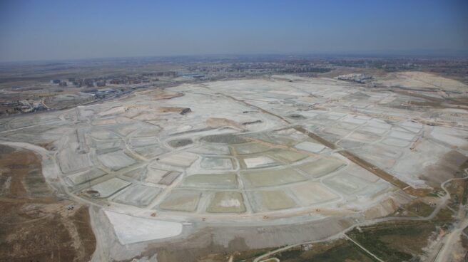 Vista aérea de Los Berrocales, uno de los desarrollo urbanísticos que contempla más de 20.000 viviendas nuevas.