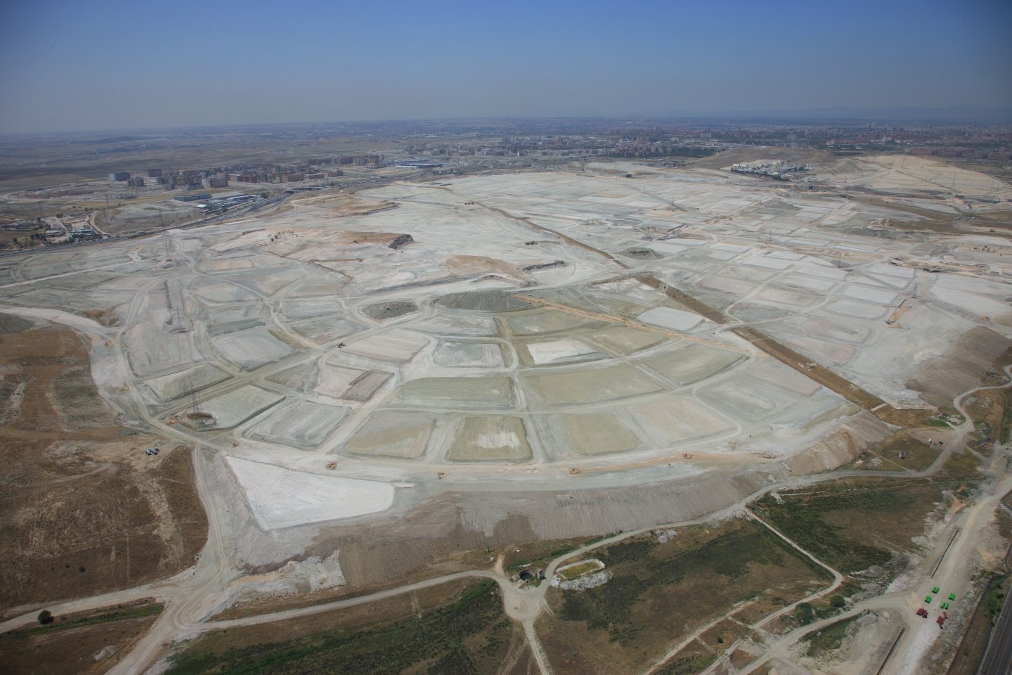 Vista aérea de Los Berrocales, uno de los desarrollo urbanísticos que contempla más de 20.000 viviendas nuevas.